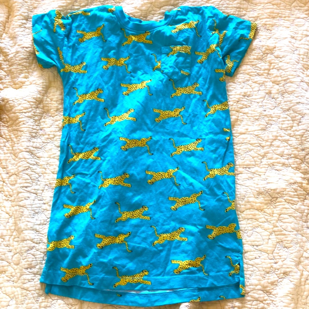 Hanna Andersson Cheetah T-Shirt Dress